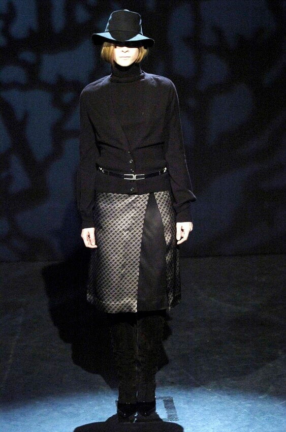 VERONIQUE BRANQUINHO WRAP SKIRT, FW 2004