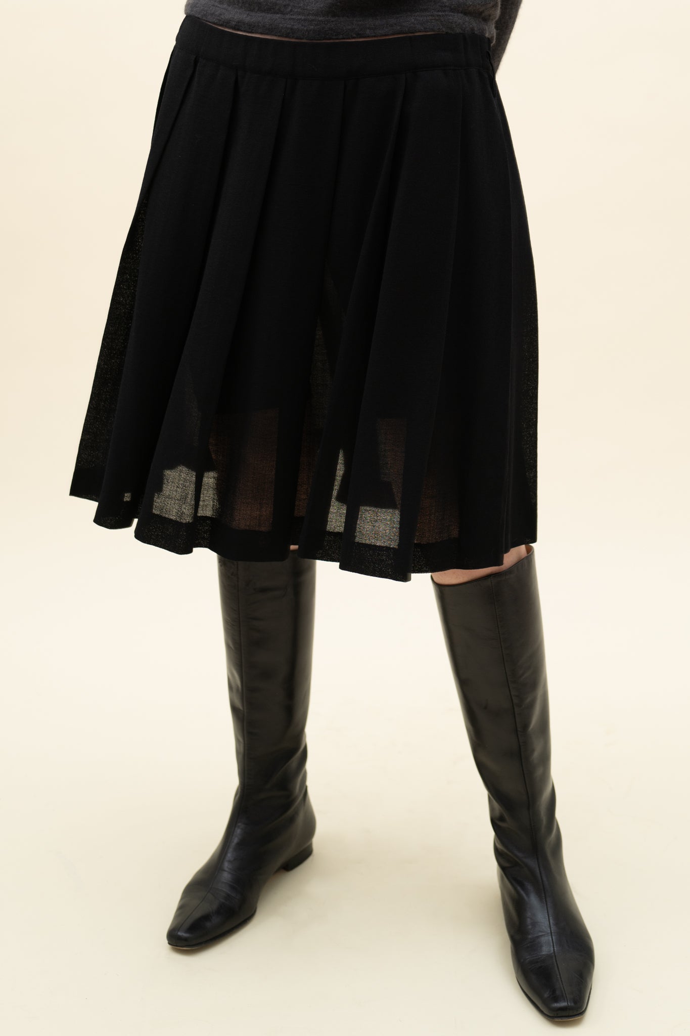 TRICOT CDG 1992 PLEATED SKIRT