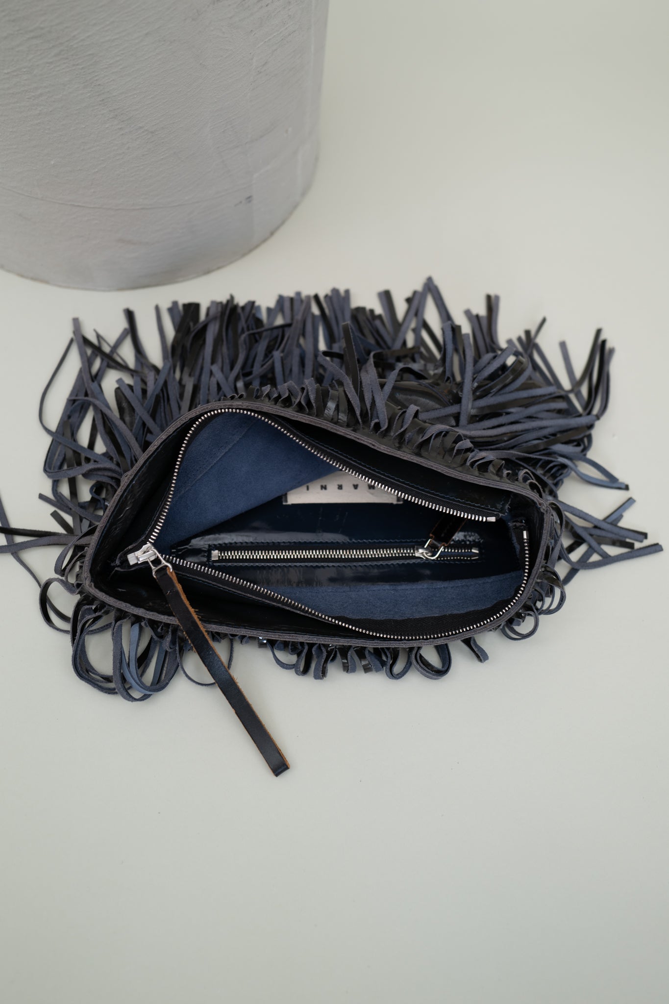 MARNI FRINGE CLUTCH