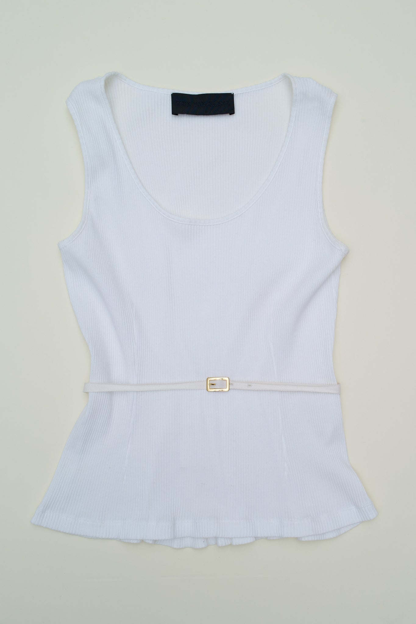DIRK VAN SAENE BELTED TANK
