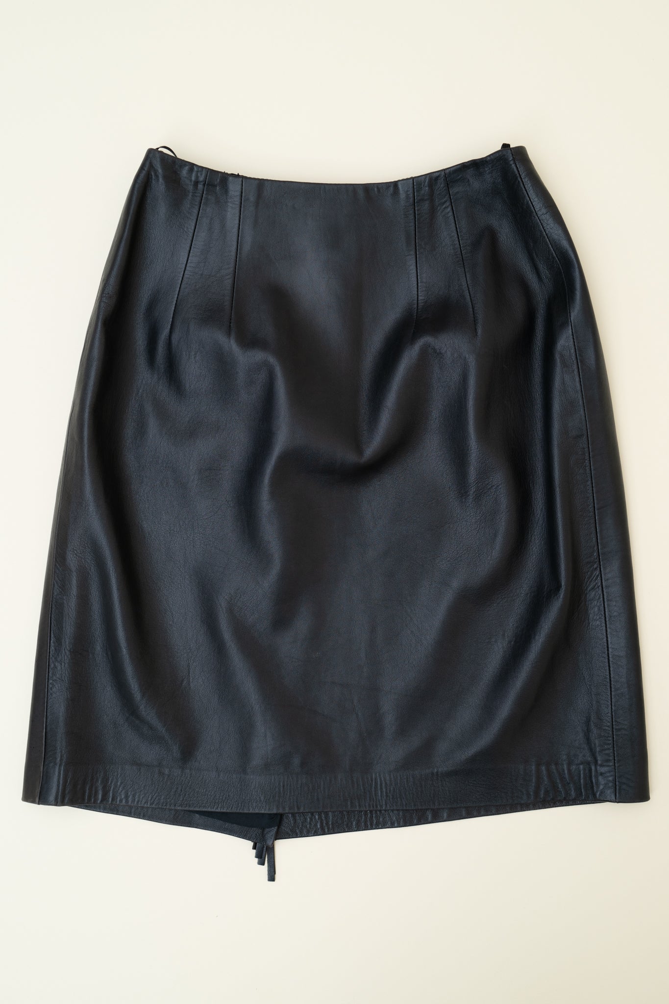 RALPH LAUREN LEATHER SKIRT