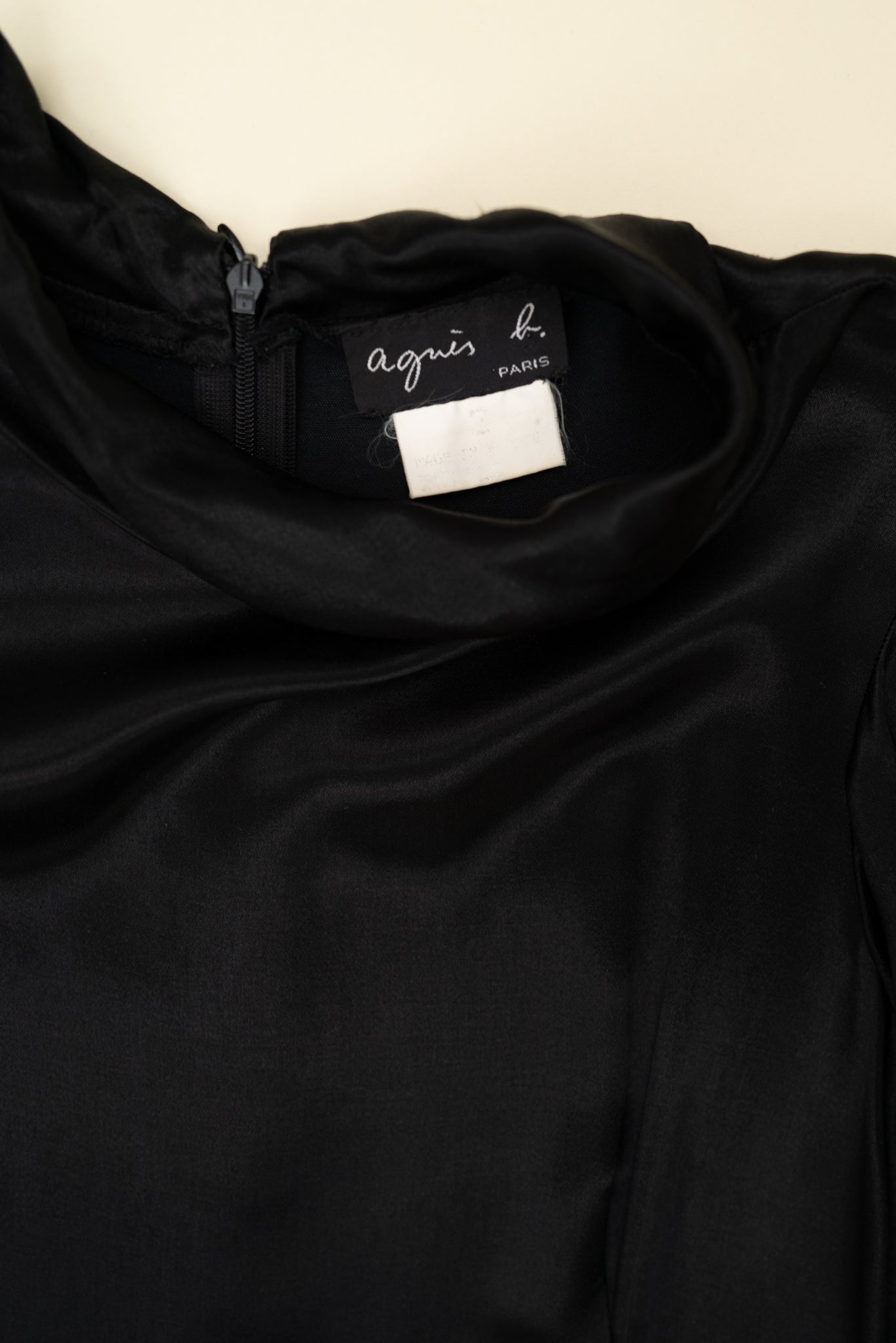 AGNES B. SATIN DRESS