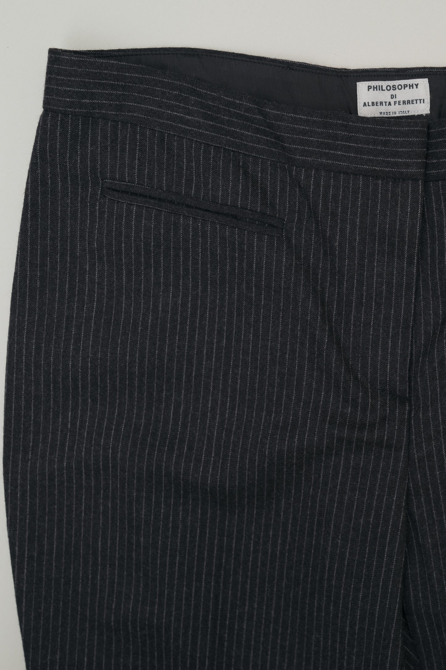 PHILOSOPHY PINSTRIPE TROUSERS