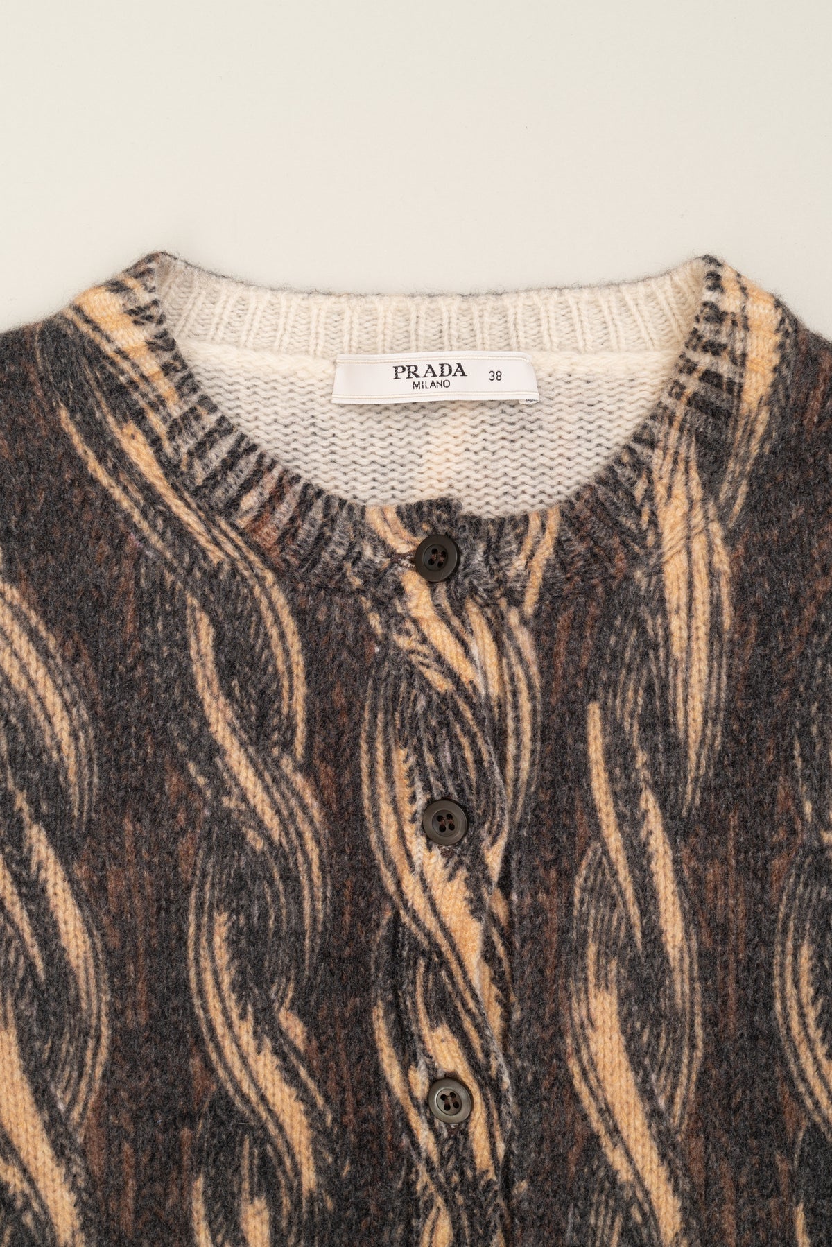 PRADA TROMPE L'OEIL CARDIGAN, 2010