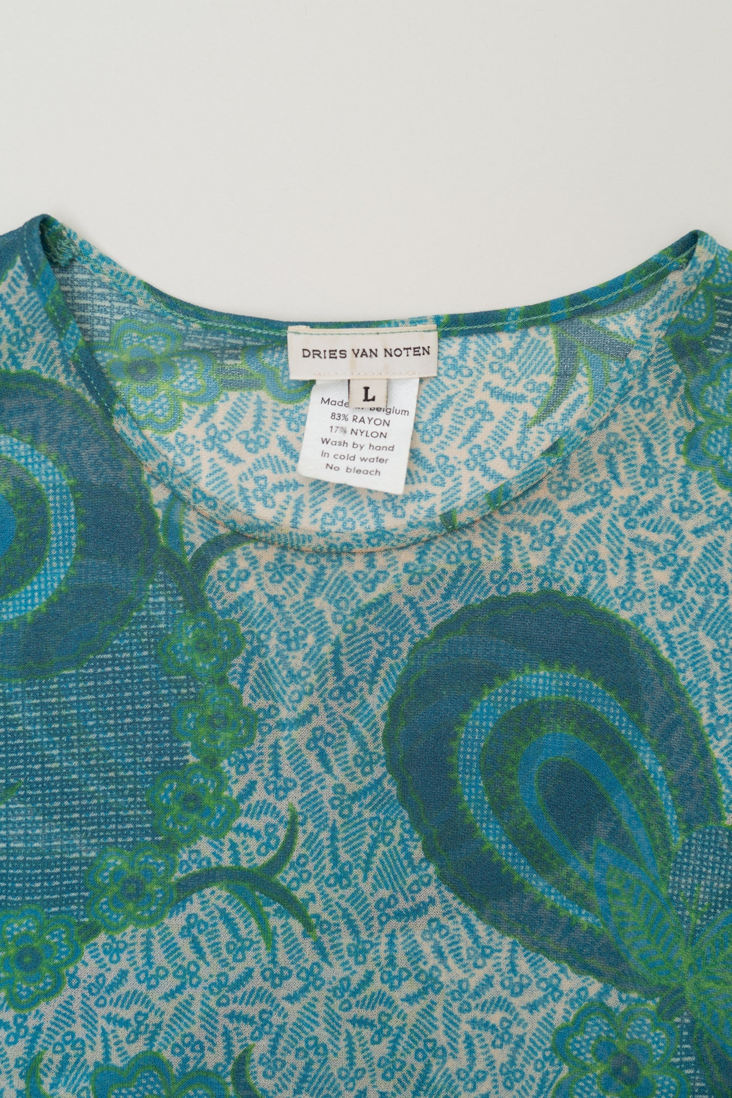 DRIES VAN NOTEN TANK, SS 1997
