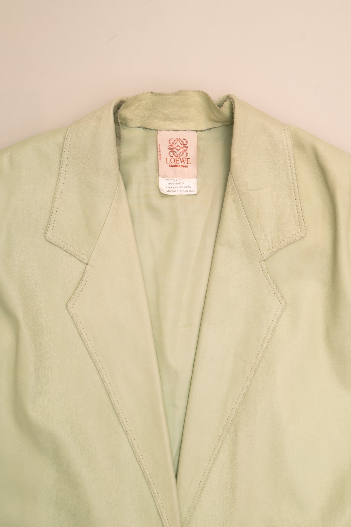 LOEWE LEATHER JACKET, 80'S