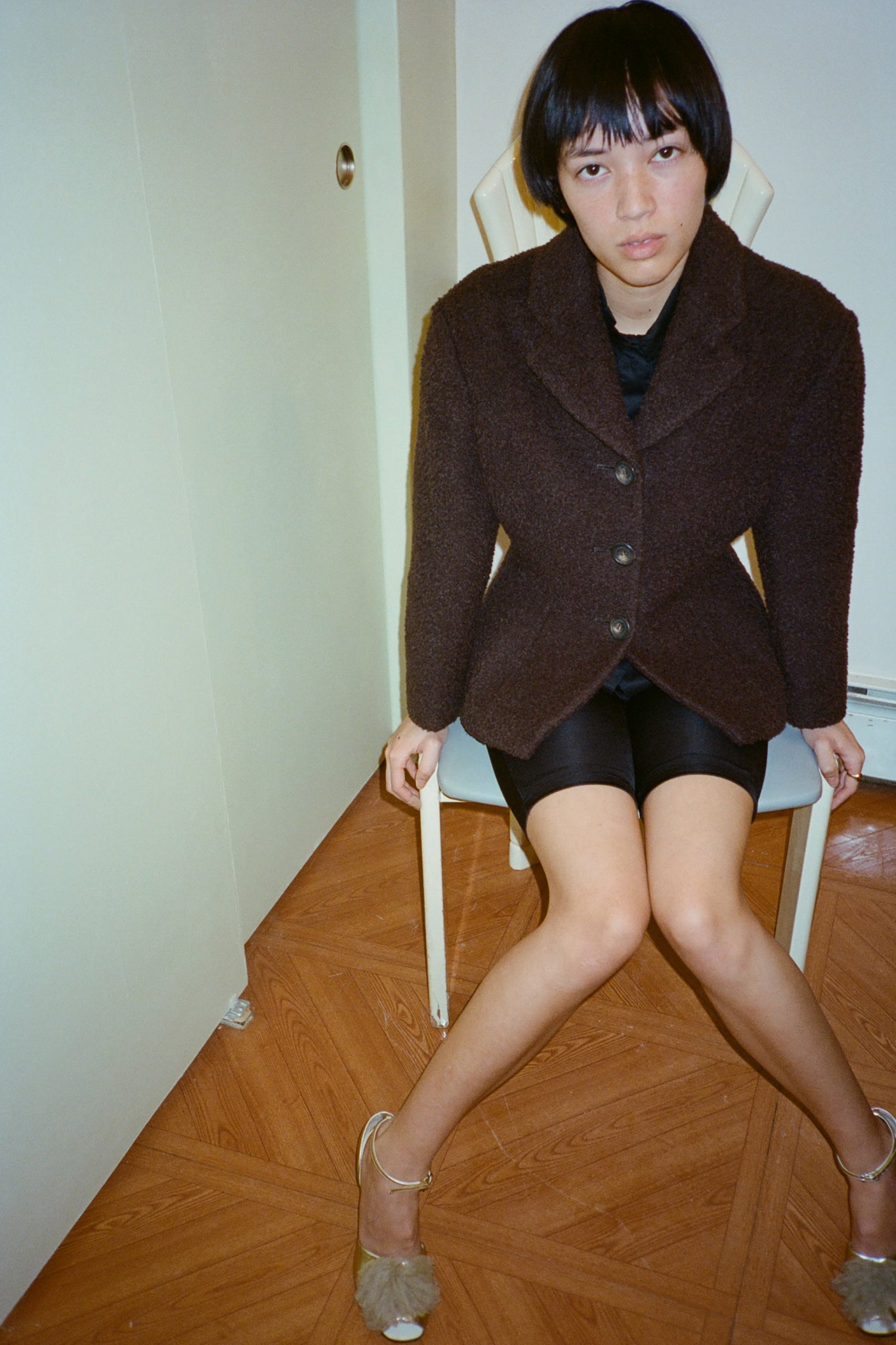 90s DRIES VAN NOTEN BOUCLE BLAZER