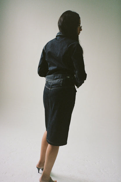 AGNES B. DENIM 2-PC SET