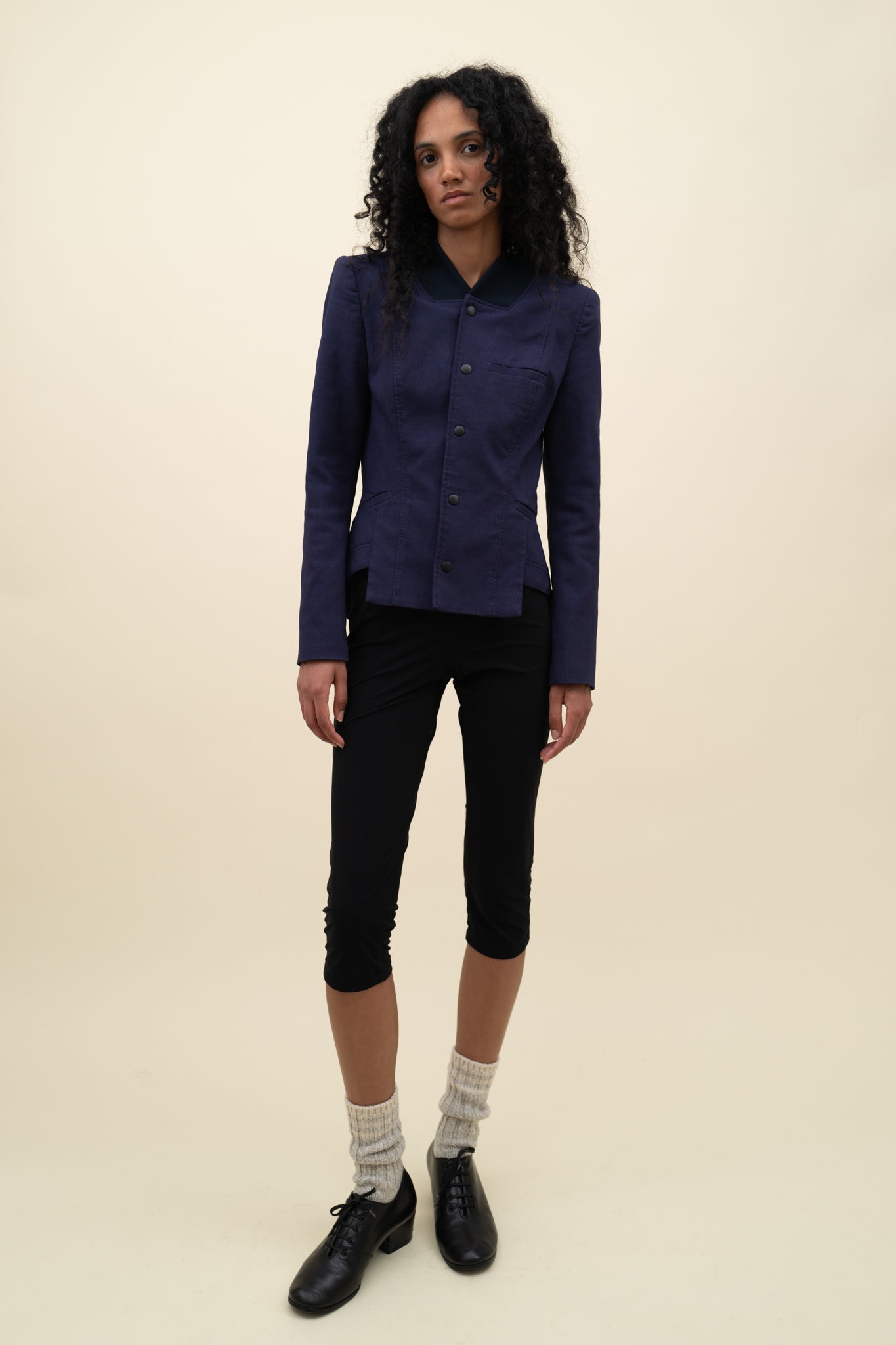 ZAC POSEN SNAP UP JACKET