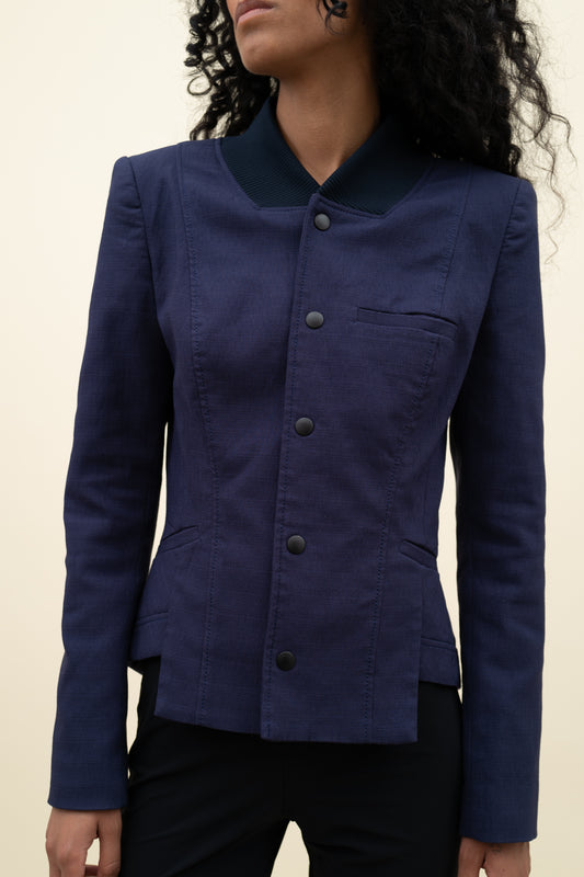 ZAC POSEN SNAP UP JACKET