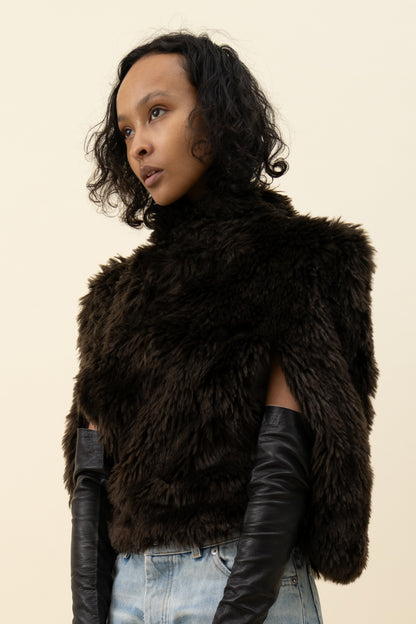 MARGIEAL 2011 FAUX FUR CAPE