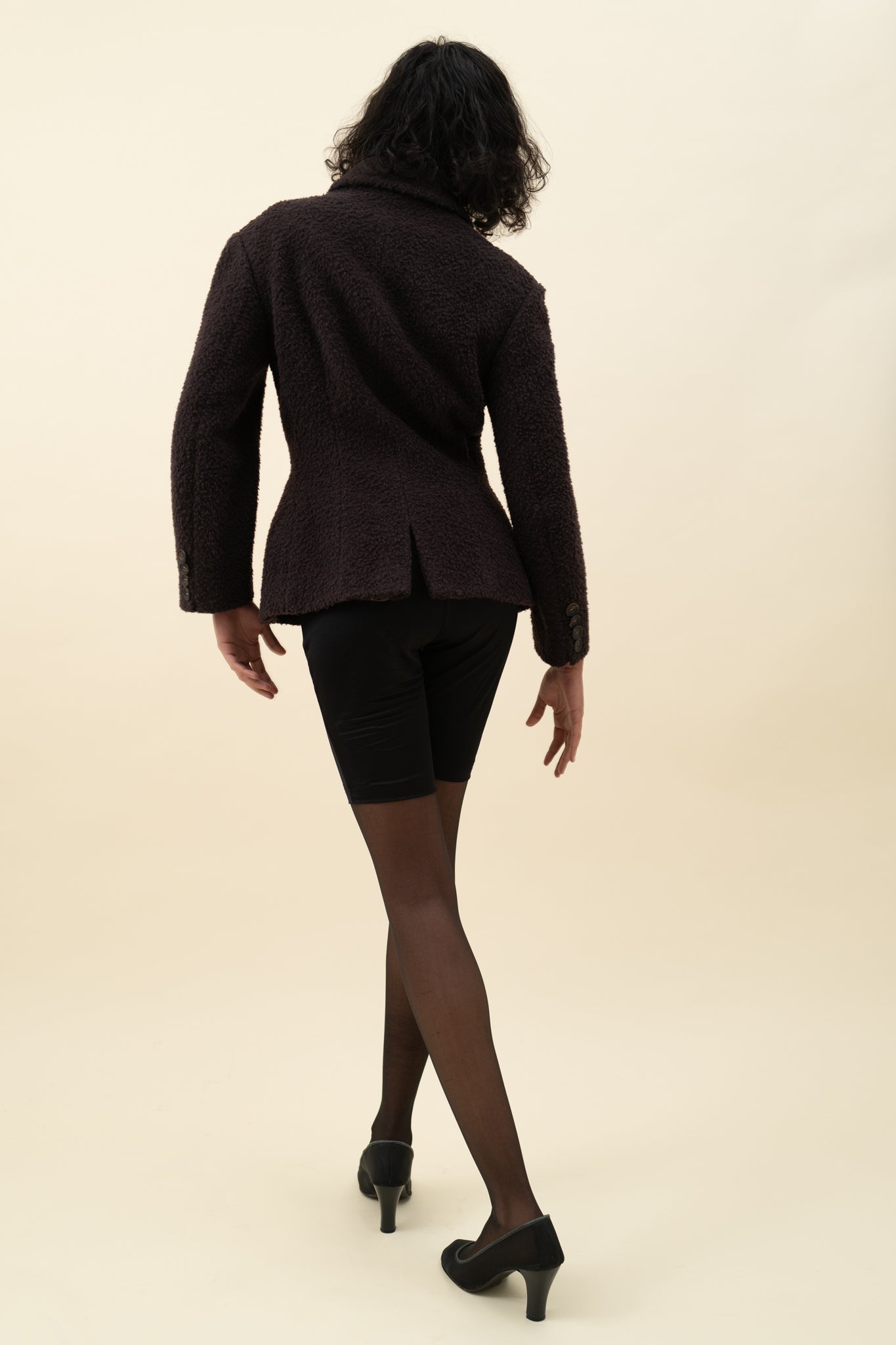 90s DRIES VAN NOTEN BOUCLE BLAZER