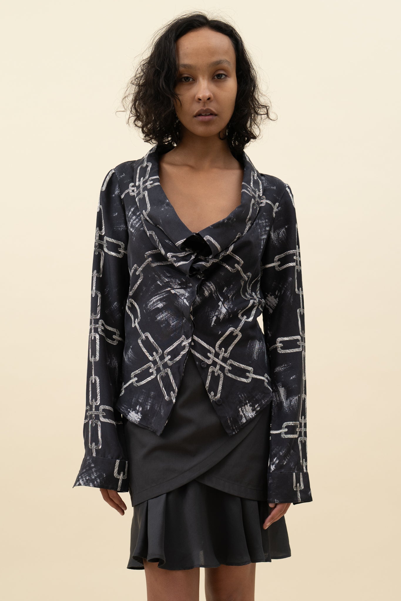 VIKTOR & ROLF CHAIN PRINT TOP