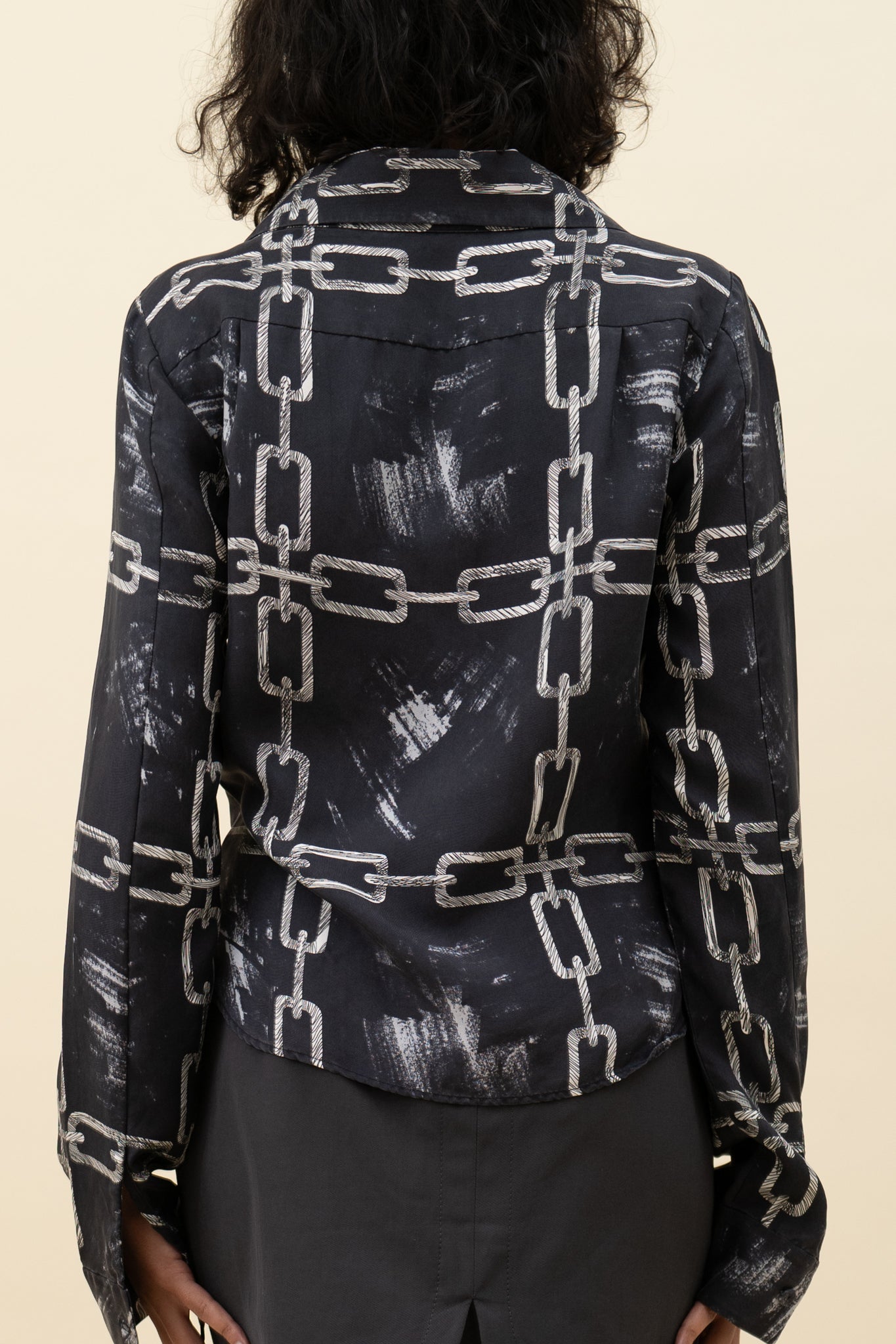 VIKTOR & ROLF CHAIN PRINT TOP