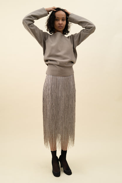 EMPORIO ARMANI FRINGE SKIRT