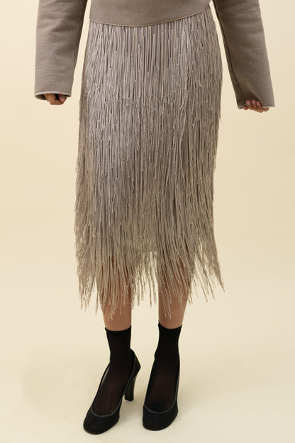 EMPORIO ARMANI FRINGE SKIRT