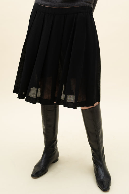 TRICOT CDG 1992 PLEATED SKIRT