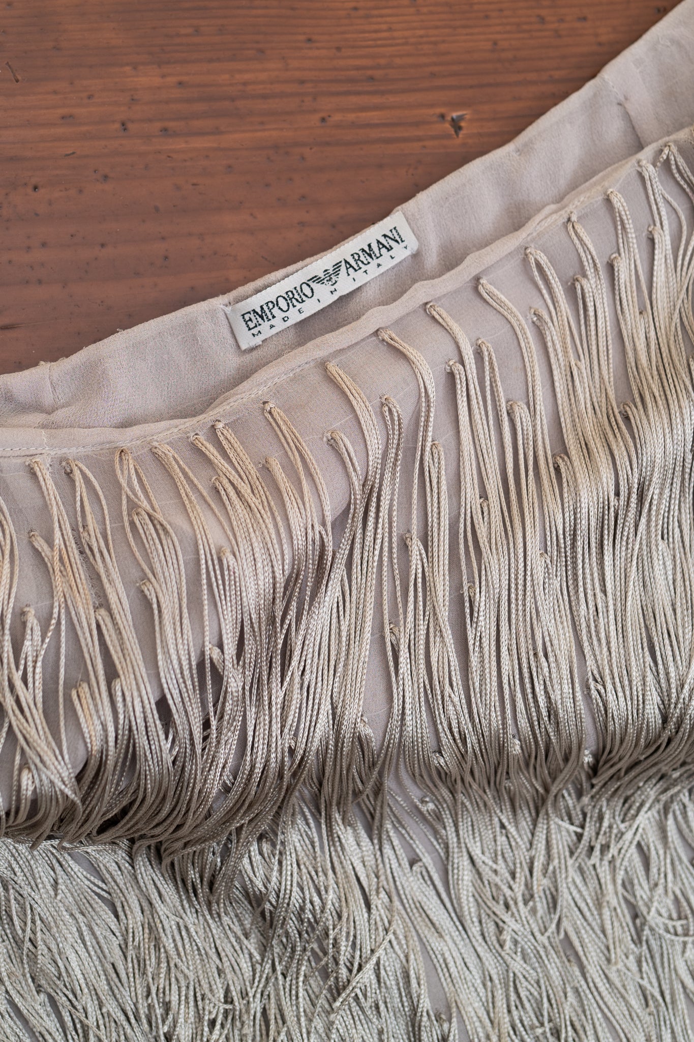 EMPORIO ARMANI FRINGE SKIRT