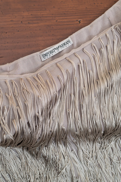 EMPORIO ARMANI FRINGE SKIRT