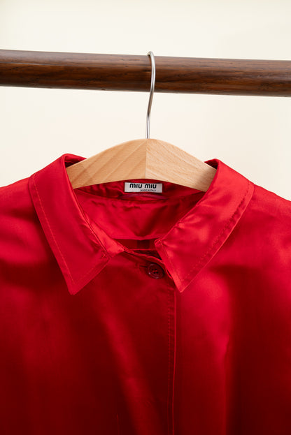 2000s MIU MIU SILK JACKET