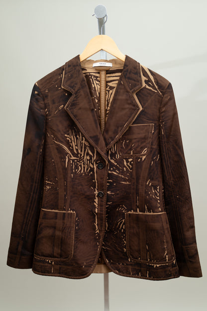 PRADA SS 2005 TROMP L'OEIL BLAZER