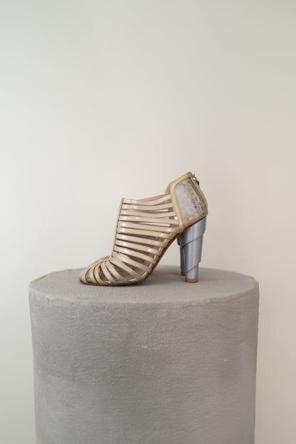CHANEL CAGE HEELS