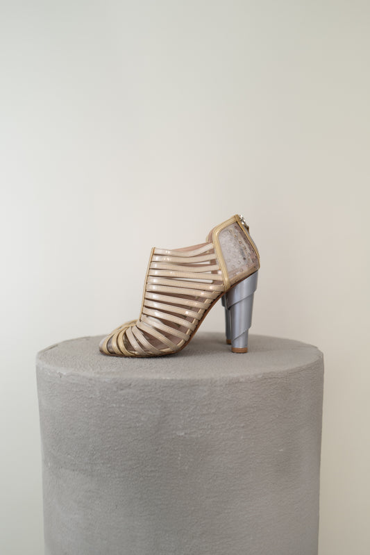 CHANEL CAGE HEELS