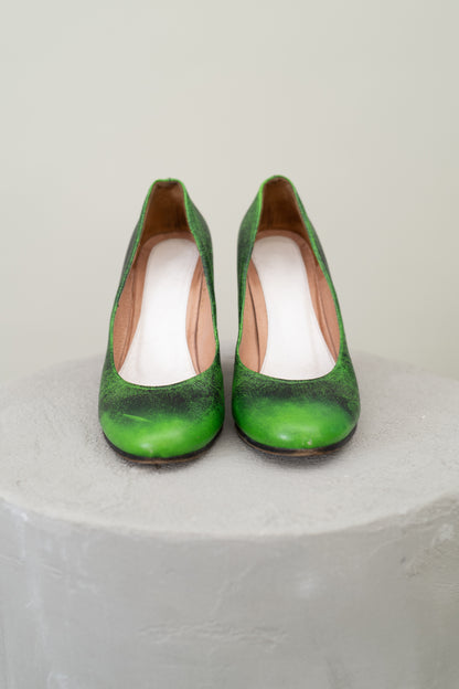 MARGIELA FW 2007 SPRAY PAINT HEELS