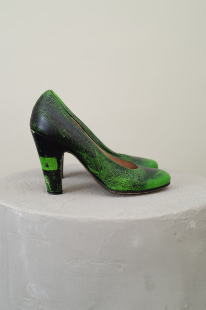 MARGIELA FW 2007 SPRAY PAINT HEELS