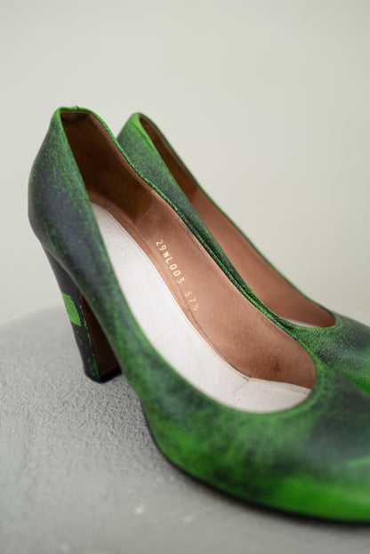 MARGIELA FW 2007 SPRAY PAINT HEELS