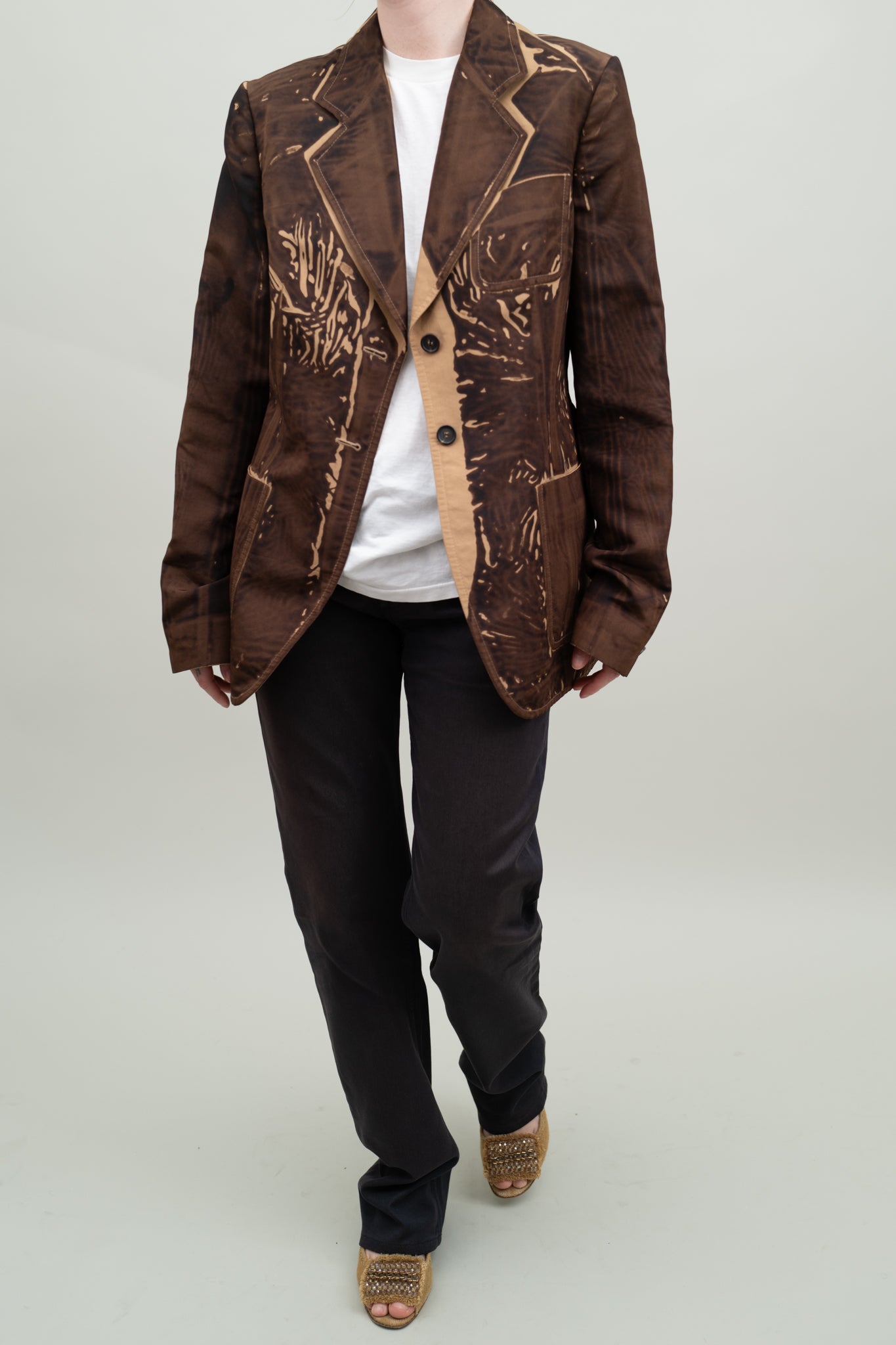 PRADA SS 2005 TROMP L'OEIL BLAZER