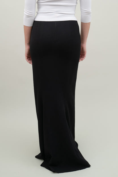 ALAIA FITTED MAXI SKIRT