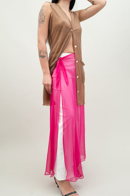 90S HELMUT LANG SHEER VEST