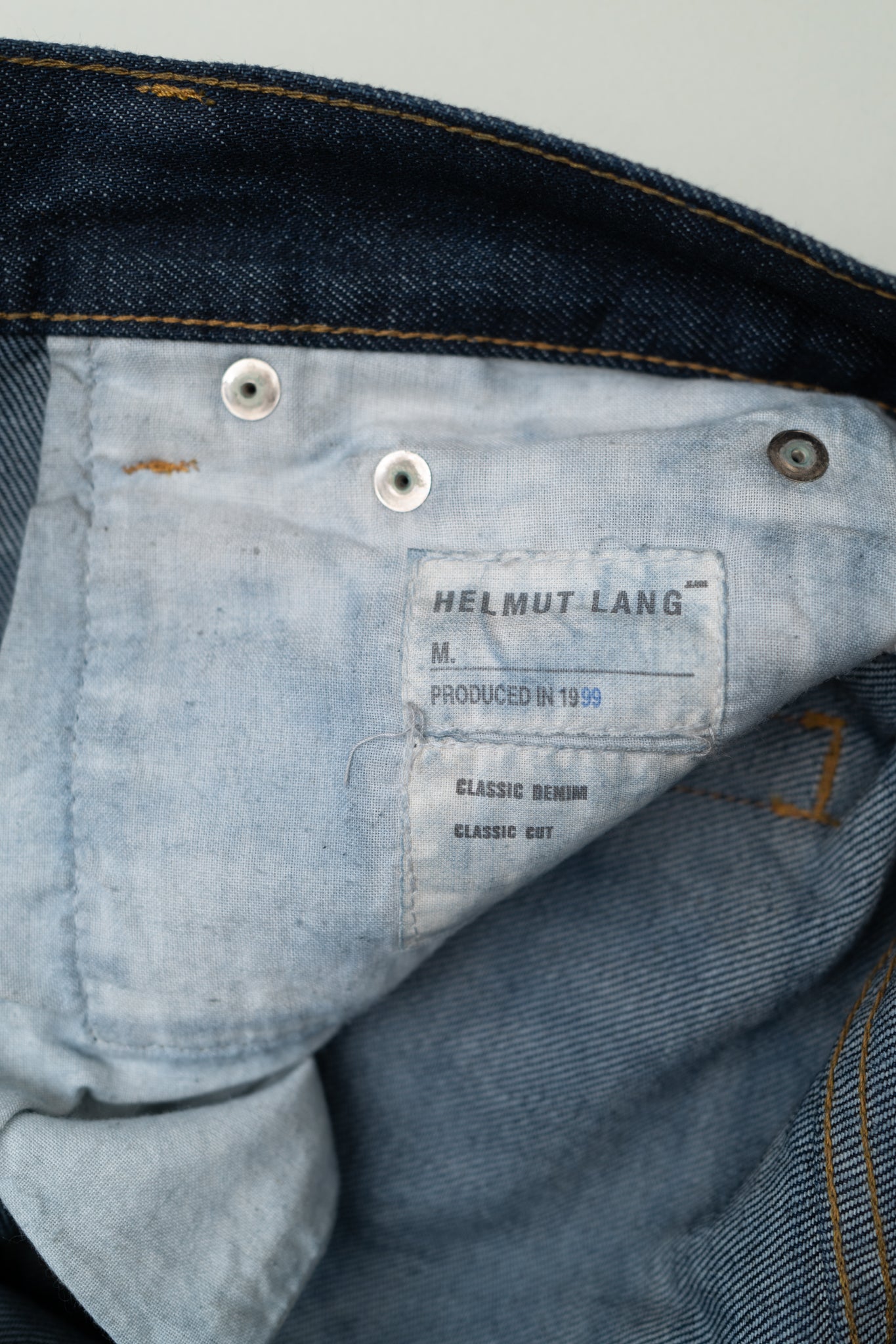 HELMUT LANG 1999 RAW DENIM