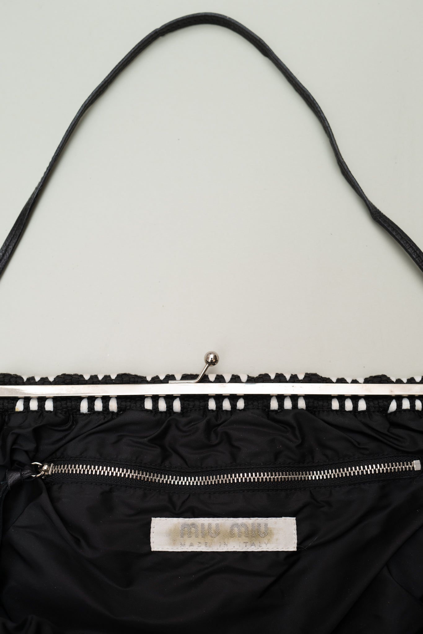 90s MIU MIU WOVEN BAG