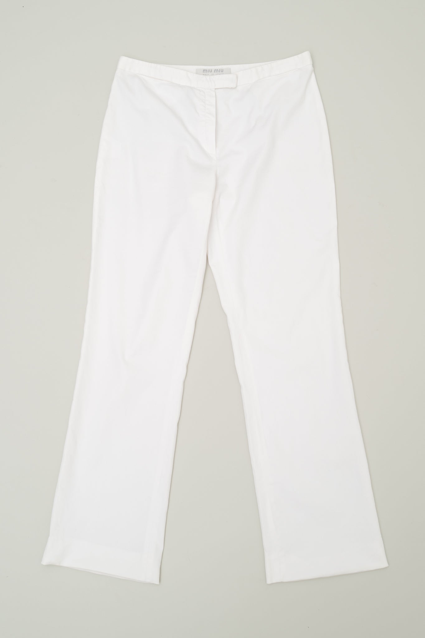 MIU MIU SS 2000 COTTON  PANTS