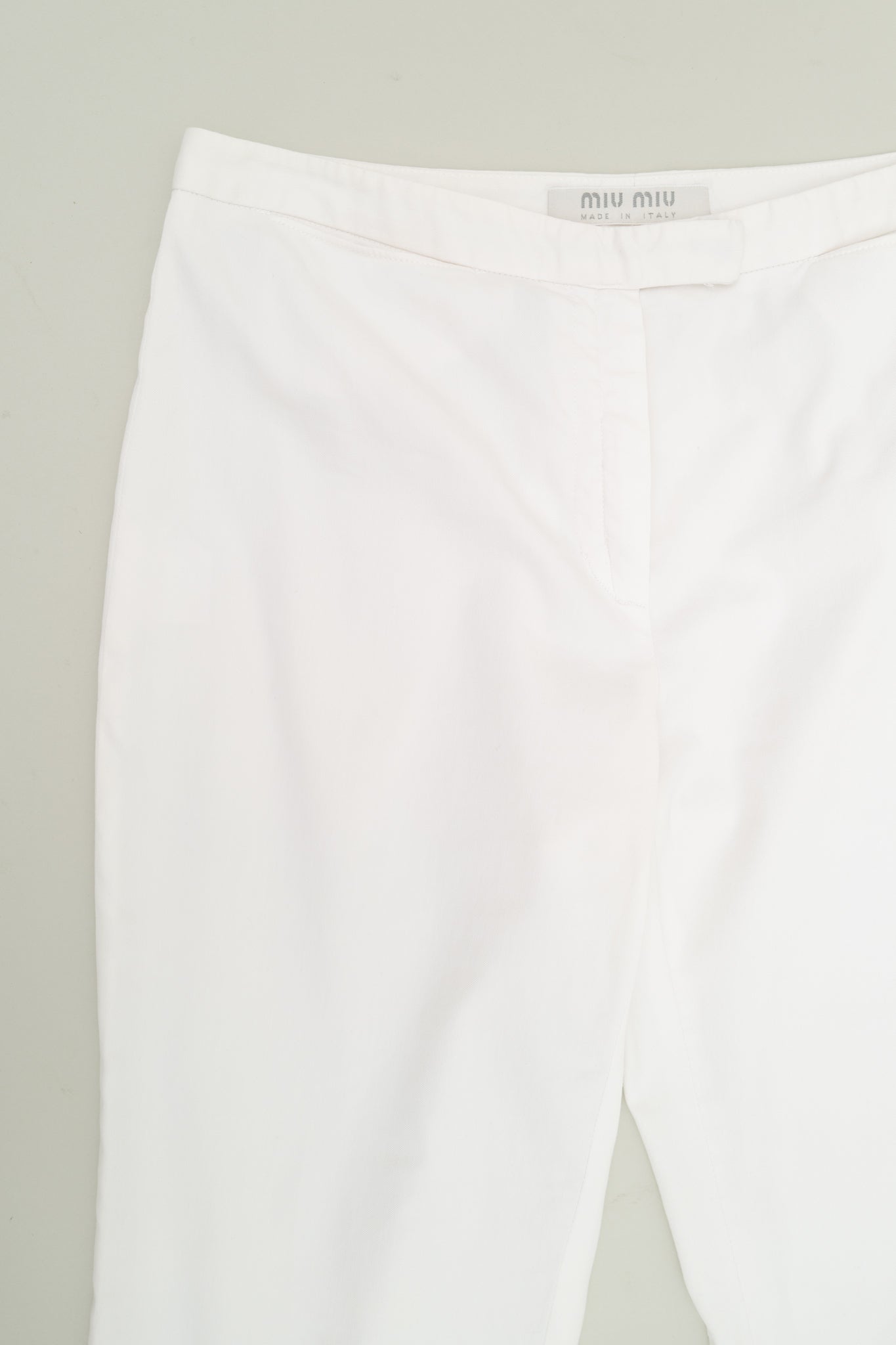 MIU MIU SS 2000 COTTON  PANTS