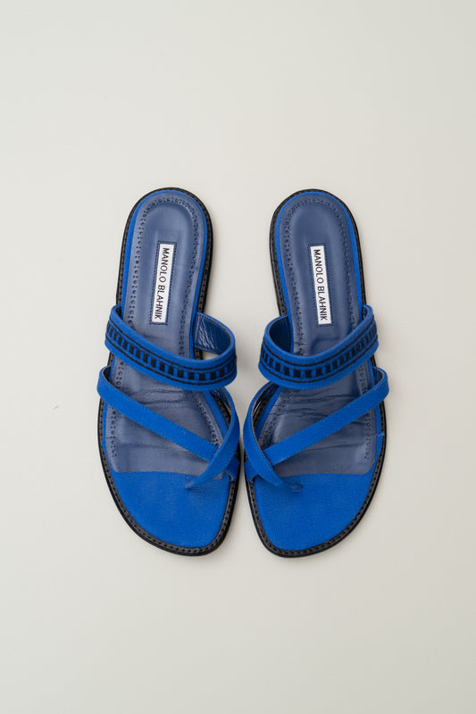 MANOLO BLAHNIK SUSA SANDALS