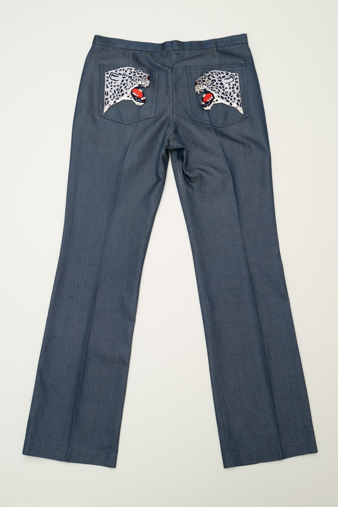 CHLOE FW 1999 TIGER POCKET JEANS