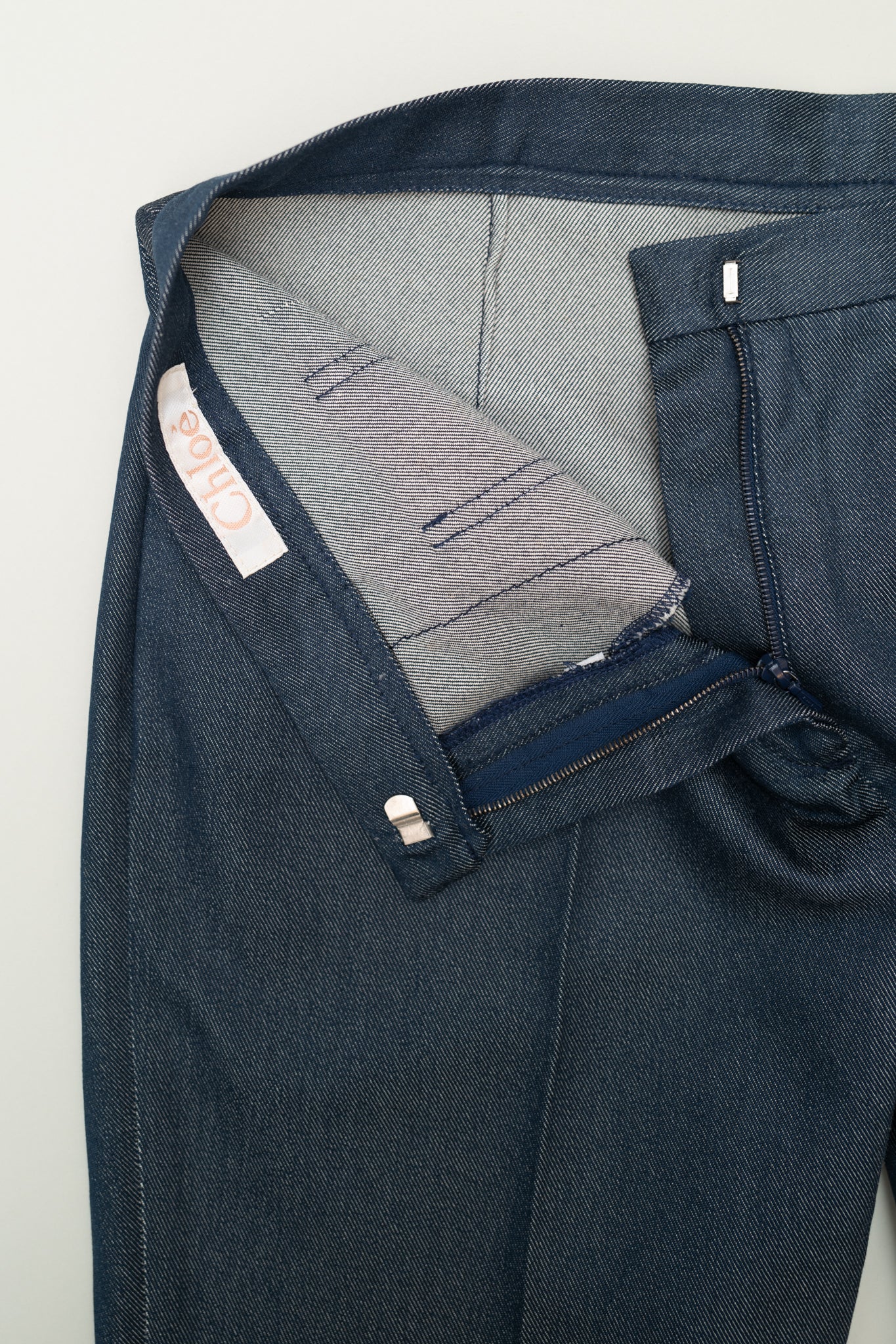 CHLOE FW 1999 TIGER POCKET JEANS