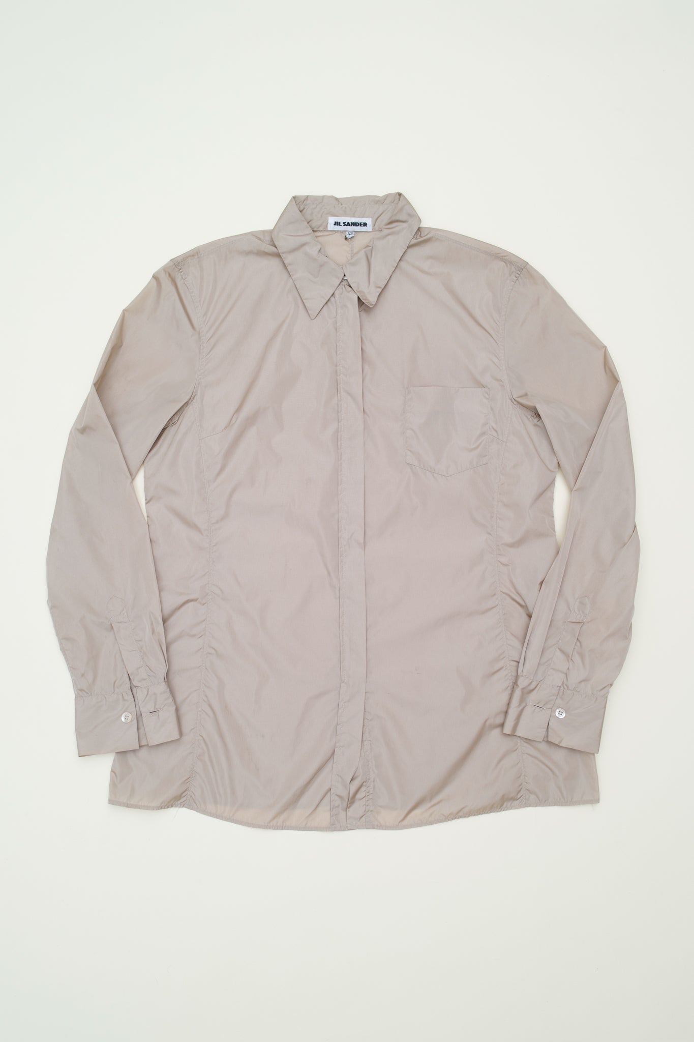 JIL SANDER ZIP UP SHIRT