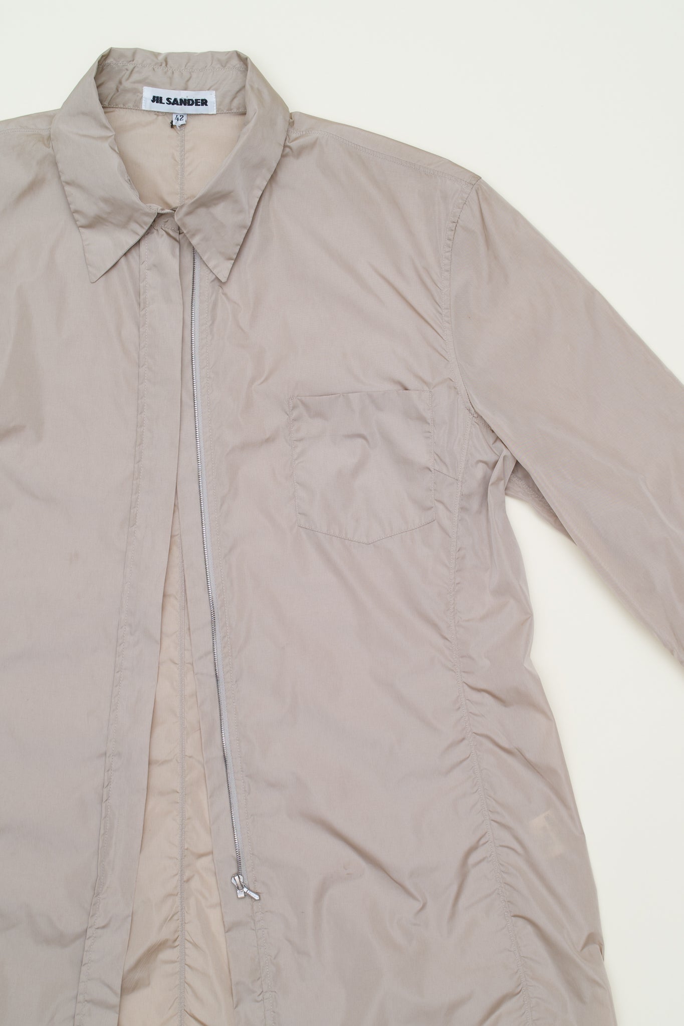 JIL SANDER ZIP UP SHIRT