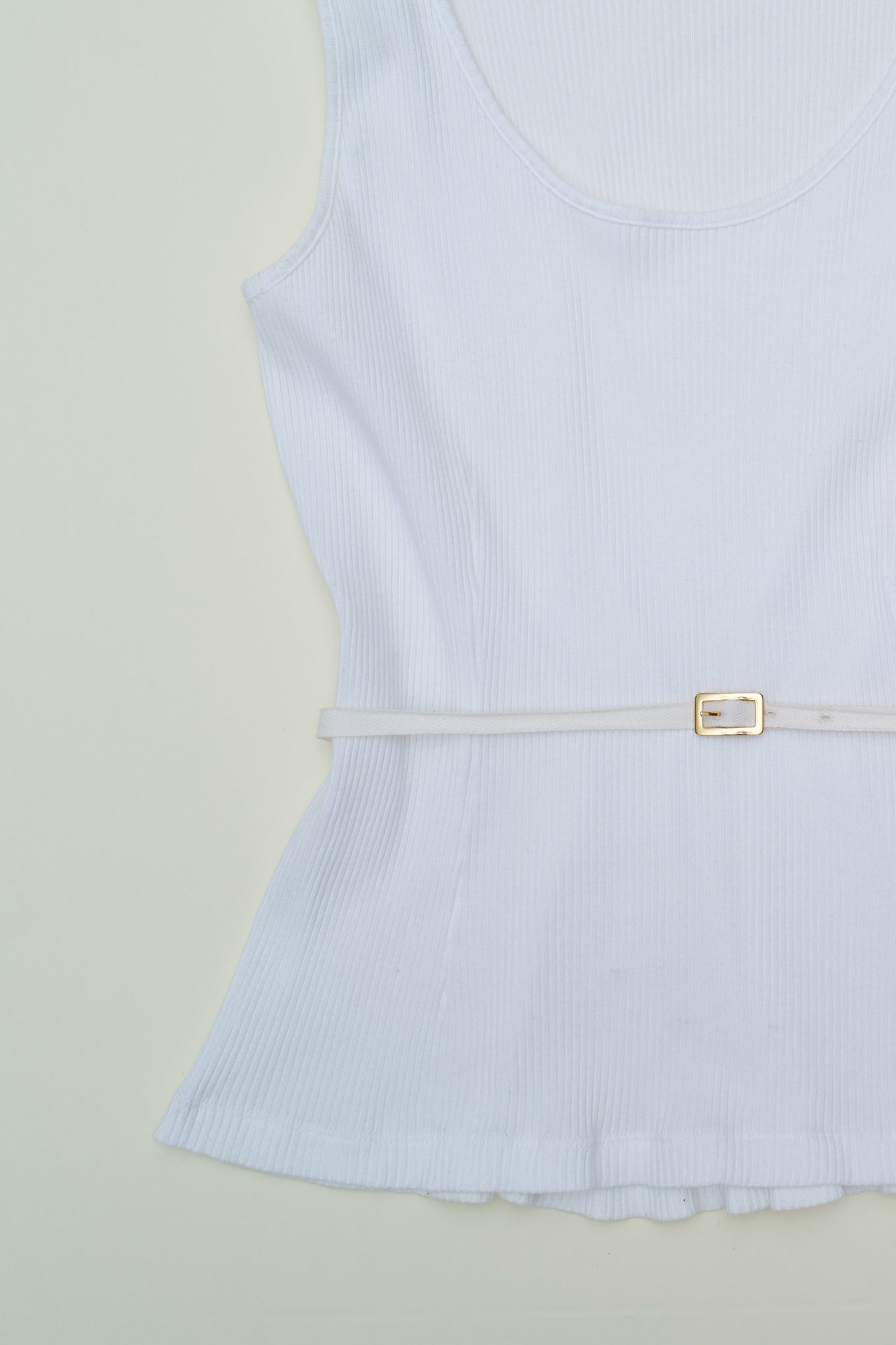 DIRK VAN SAENE BELTED TANK