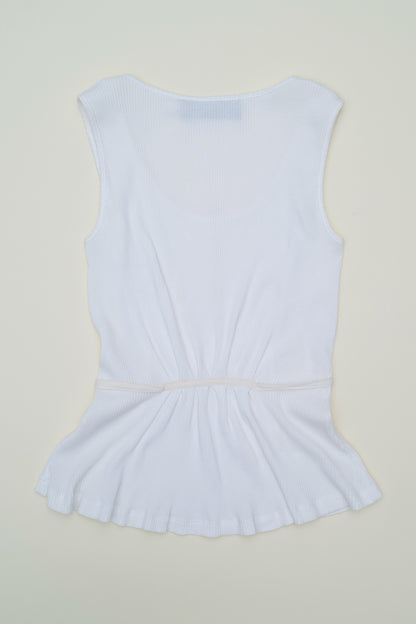 DIRK VAN SAENE BELTED TANK