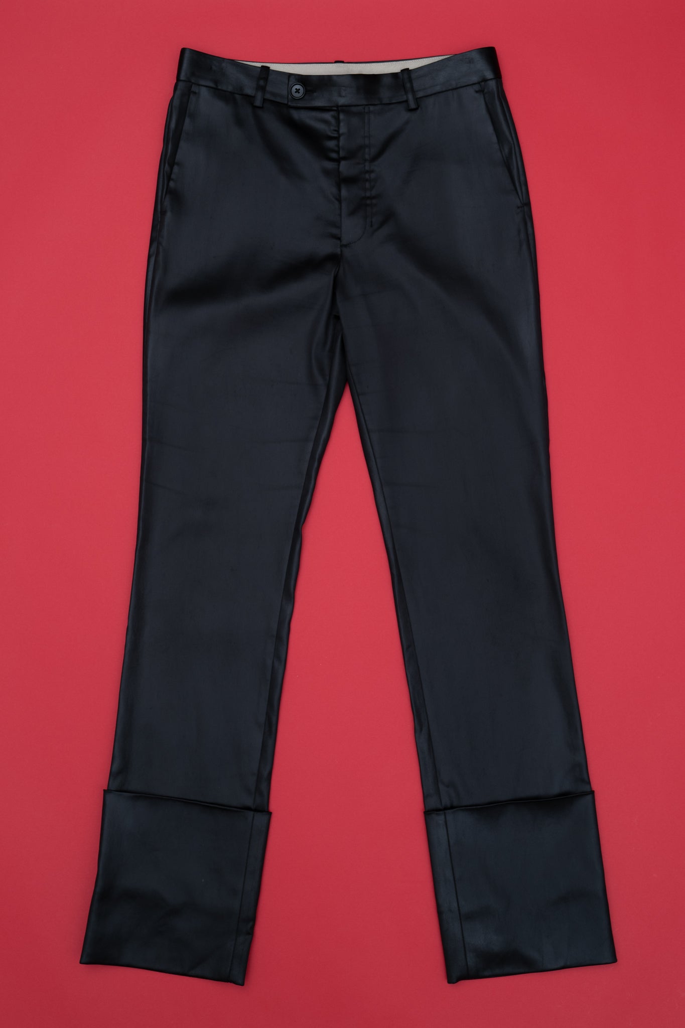 HELMUT LANG TROUSERS WITH CUFF
