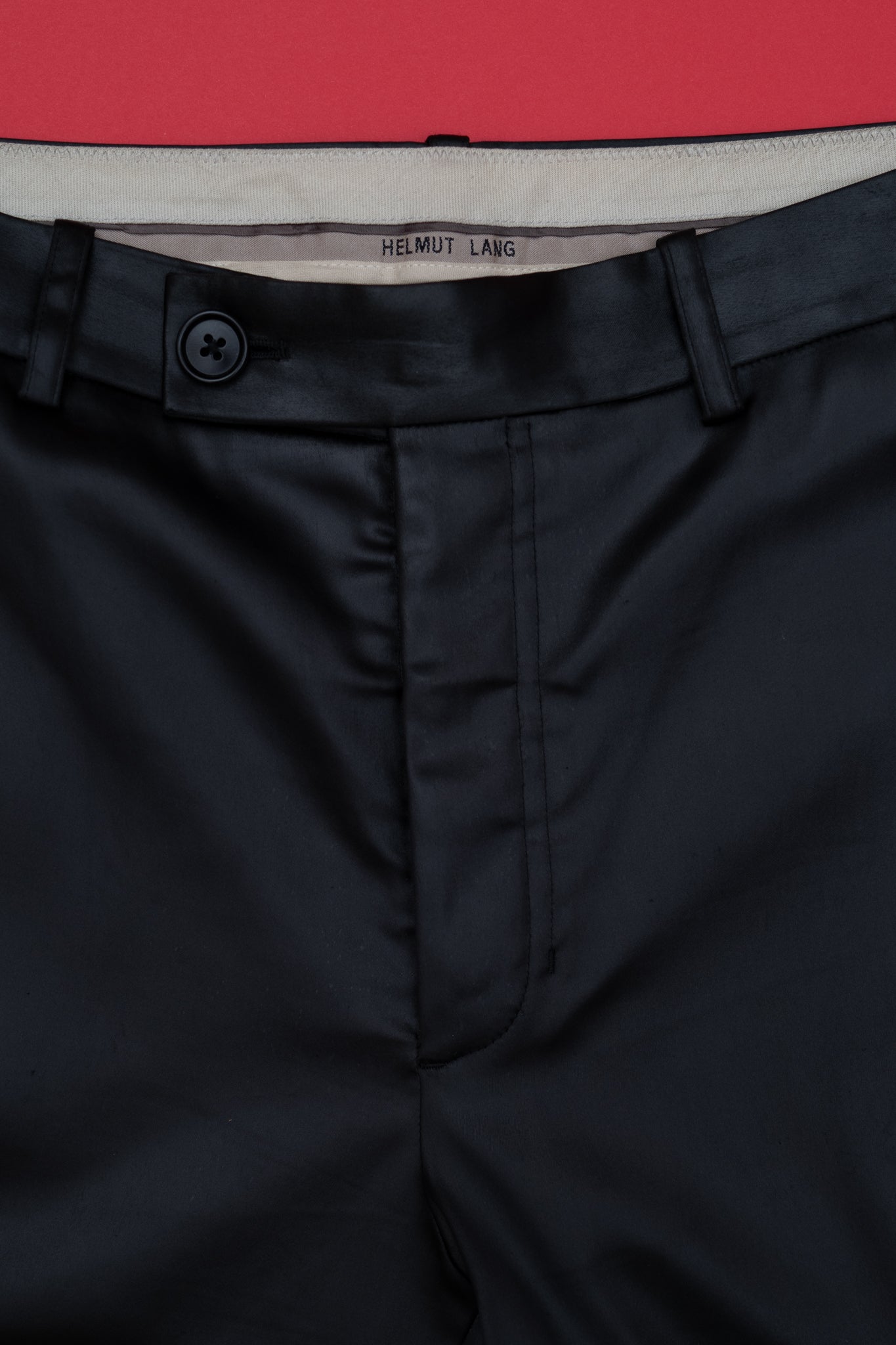 HELMUT LANG TROUSERS WITH CUFF
