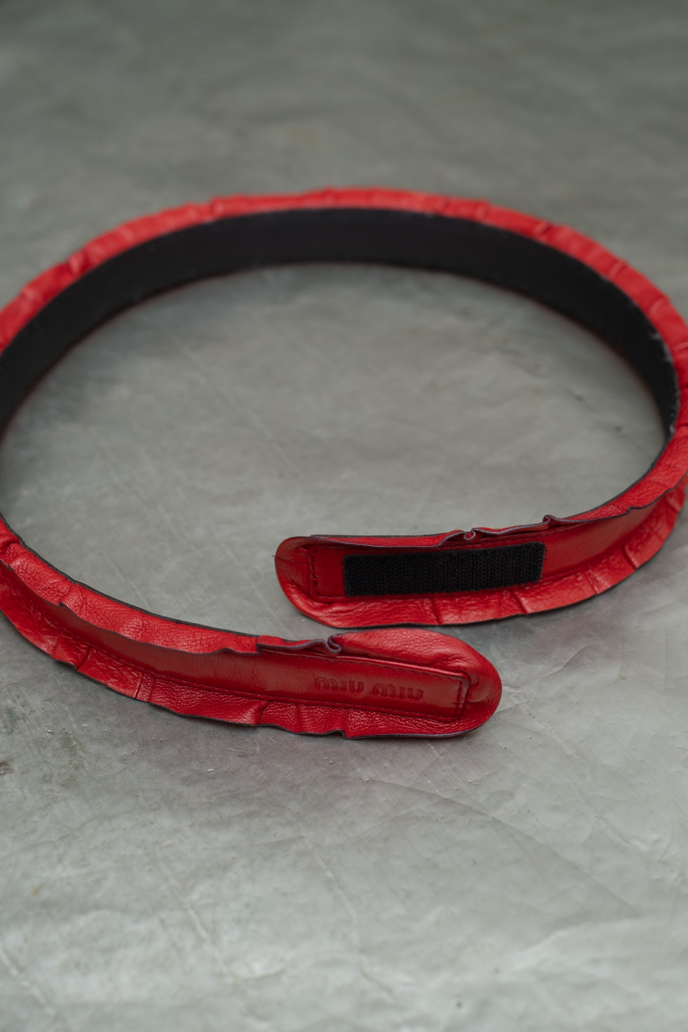 90S MIU MIU VELCRO BELT