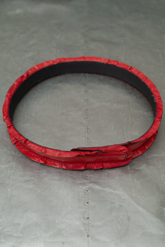 90S MIU MIU VELCRO BELT