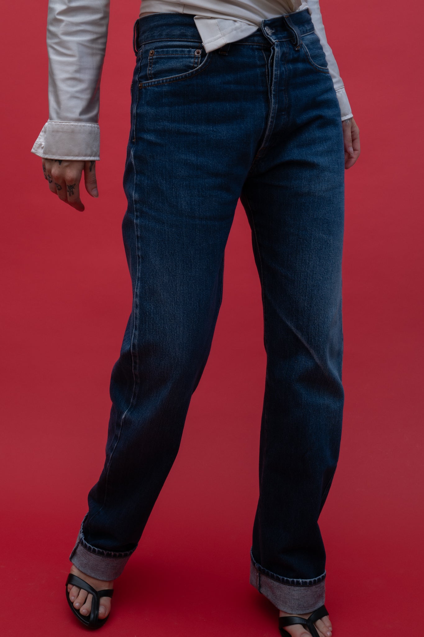 JIL SANDER STRAIGHT LEG DENIM