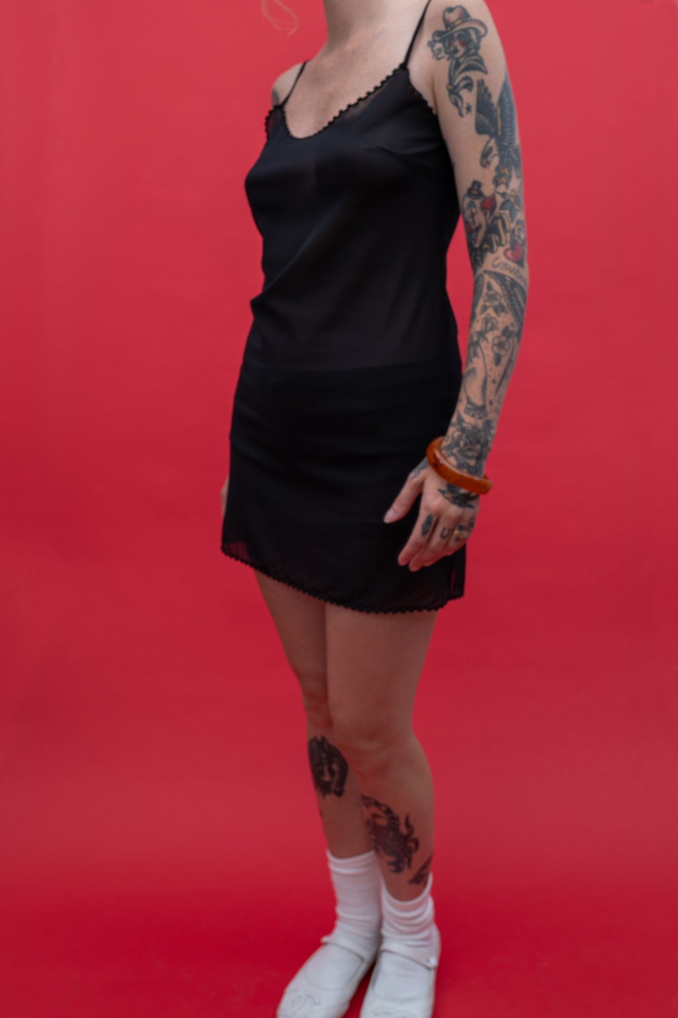 CHANEL SHEER SLIP DRESS